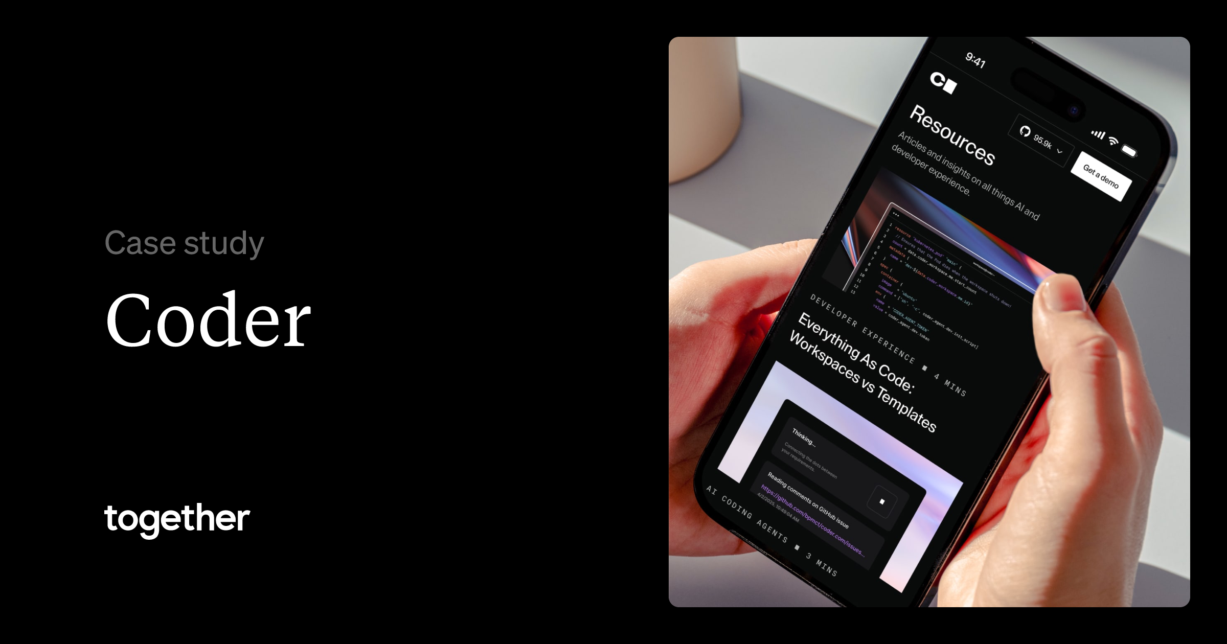 Coder by Together. A case study